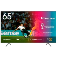 65 LED SMART Телевизор Hisense H65A7400F, 3840x2160 4K UHD, Android TV, Чёрный