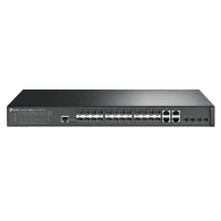 Сетевой коммутатор TP-LINK T2600G-28SQ, 24x 10/100/1000 Мбит/с, 4x SFP+