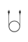 Cablu încărcare și sincronizare Samsung EP-DA705BBRGRU, USB Type-C/USB Type-C, 1m, Negru