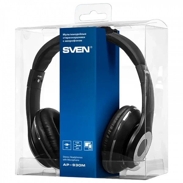 Căști SVEN AP-930M, Negru