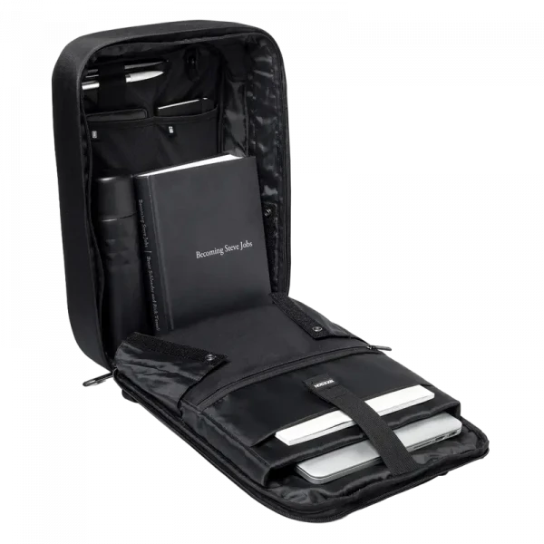 Рюкзак для ноутбука Bobby Bizz, 15.6, Искусственная кожа, Чёрный