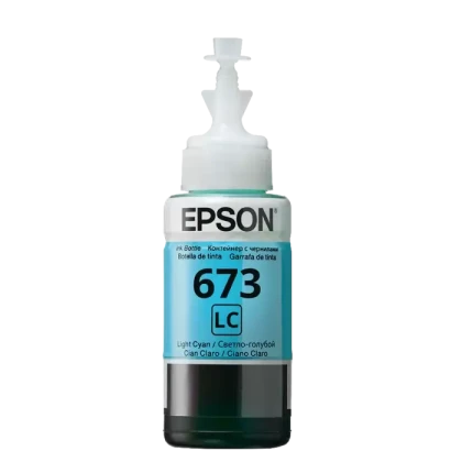 Контейнер с чернилами Epson T673, 70мл, Светло-Голубой