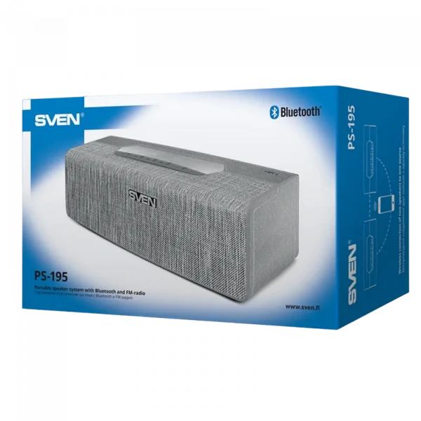 Boxă portabilă SVEN PS-195, Gri