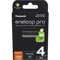 Acumulatori Panasonic BK-3HCDE/4CP, AA, 2500mAh, 4buc.