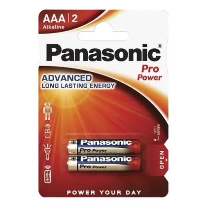 Батарейки Panasonic LR03XEG, AAA, 2шт.