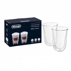 Набор стаканов DeLonghi 330 мл 2шт, Прозрачный