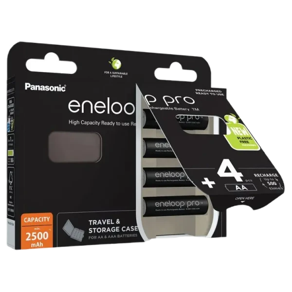 Аккумуляторы Panasonic BK-4HCDEC4BE, AAA, 930 мА·ч, 4 шт.