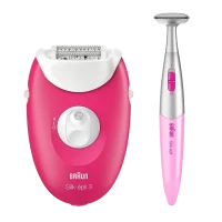Эпилятор Braun SE3420, Розовый