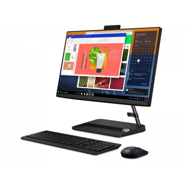 Computer All-in-One Lenovo IdeaCentre 3 22ITL6, 21,5, Intel Pentium Gold 7505, 8GB/256GB, Fără SO, Negru