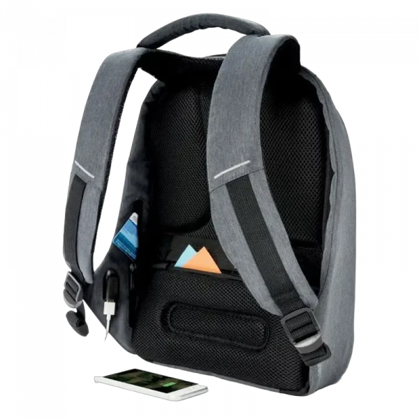 Рюкзак для ноутбука Bobby Compact, 14, Искусственная кожа, Черный/Белый