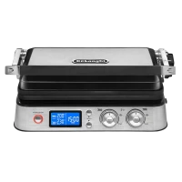 Электрический Гриль DeLonghi CGH 1012 D, 2000Вт, Серебристый