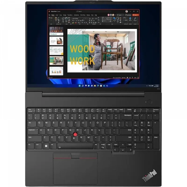 Ноутбук для бизнеса 16 Lenovo ThinkPad E16 Gen 1, Graphite Black, Intel Core i5-1335U, 16Гб/512Гб, Без ОС