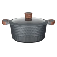 Cratiță RESTO 93503, 4.6L, 24cm, Negru