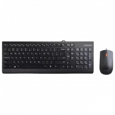 Set Tastatură + Mouse Lenovo 4X30L79912, Cu fir, Negru