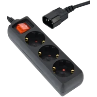 Prelungitor electric Energenie EG-PSU3-01, 3 Prize, 0,6m, Negru