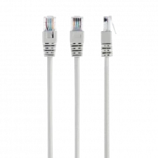 Patch cord Cablexpert PP12-5M, CAT5e UTP, 5m, Gri