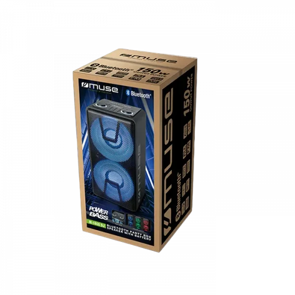 Портативная колонка MUSE M-1805 DJ, Чёрный