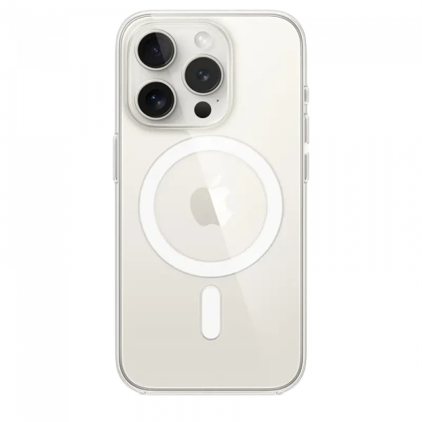 Husă Apple 15 Pro Clear Case with MagSafe, Transparent