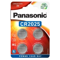 Baterii rotunde Panasonic CR-2025EL, CR2025, 220mAh, 4buc.