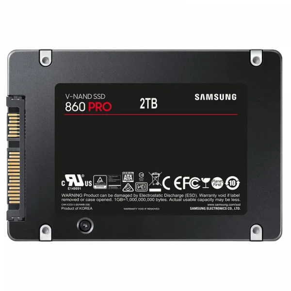 Unitate SSD Samsung 860 PRO MZ-76P2T0, 2000GB, MZ-76P2T0BW