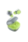 Căști Cellularline Evade, Lime