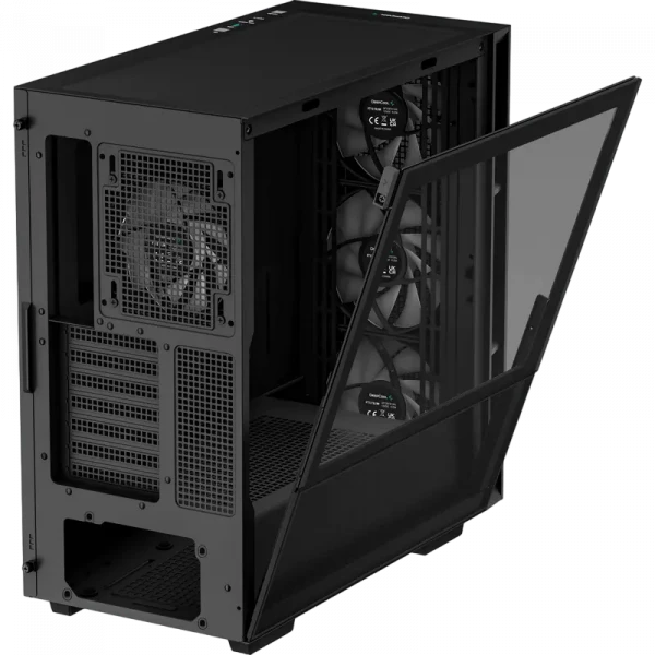 Компьютерный корпус Deepcool CH560, Midi-Tower, Без блока питания, Чёрный