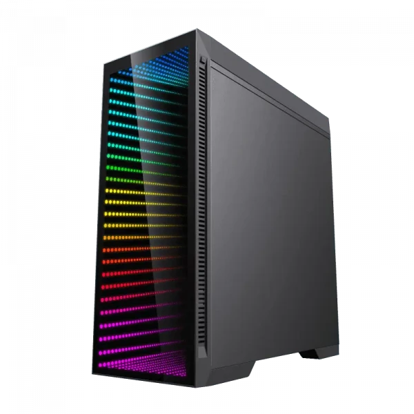 Компьютерный корпус Gamemax Abyss TR, Midi-Tower, Без блока питания, Чёрный