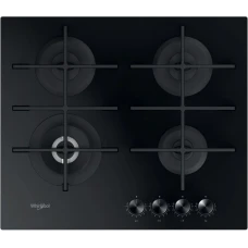 Plită pe gaz Whirlpool GOWL 628/NB, Negru