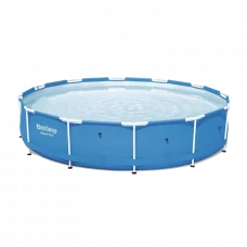Piscină cu cadru metalic Bestway Steel Pro, 6473L, Albastru, 56706