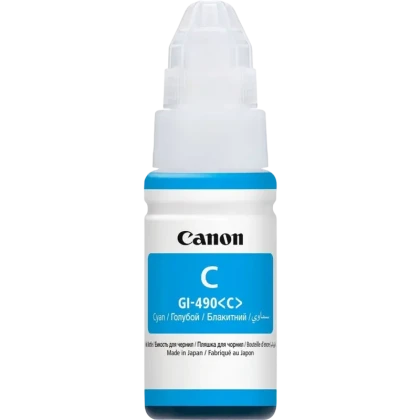 Recipient de cerneală Canon GI-490, 70ml, Cyan