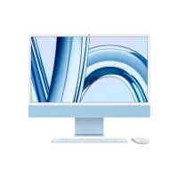 Computer All-in-One Apple iMac A2874, 24, M3 with 8-core CPU and 8-core GPU, 8GB/256GB, macOS Sonoma, Albastru