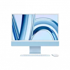 Computer All-in-One Apple iMac A2874, 24, M3 with 8-core CPU and 8-core GPU, 8GB/256GB, macOS Sonoma, Albastru