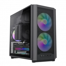 Компьютерный корпус Gamemax F36 BK, Mini-Tower, Без блока питания, Чёрный