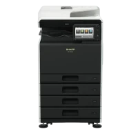 Multifunctional laser Sharp C-Cube IT BP-30C25EU, A3, Negru/Alb