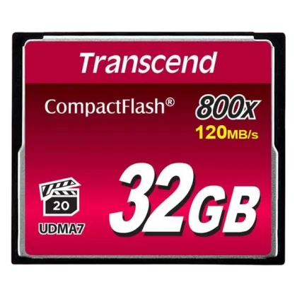 Карта памяти Transcend CompactFlash 800, 32Гб (TS32GCF800)