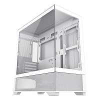 Carcasă PC Gamemax Vista M, Midi-Tower, Fără PSU, Alb
