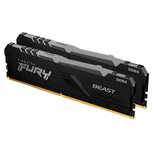Memorie RAM Kingston FURY Beast RGB, DDR4 SDRAM, 3200 MHz, 64GB, KF432C16BBAK2/64