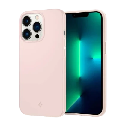 Husă Spigen iPhone 13 Pro, Thin Fit, Nisip roz