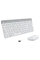 Set Tastatură + Mouse Logitech MK470, Fără fir, Alb