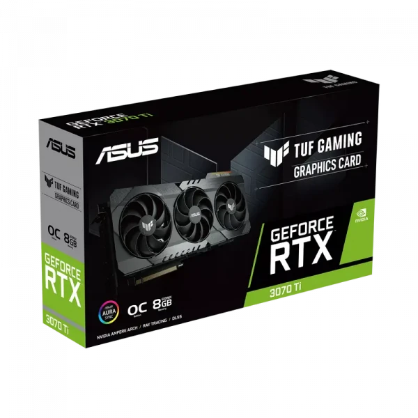 Placă Video ASUS TUF-RTX3070TI-O8G-GAMING, 8GB GDDR6X 256bit