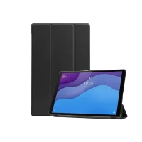 Tablet Case Book PU Leather for Lenovo Tab M10 TB-X505L, Black