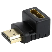 Видеоадаптер Cablexpert A-HDMI90-FML, HDMI (M) - HDMI (F), Чёрный