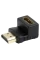 Adaptor Video Cablexpert A-HDMI90-FML, HDMI (M) - HDMI (F), Negru