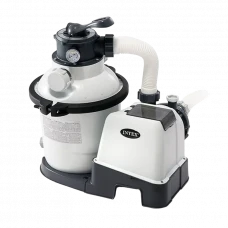 Песочный фильтр-насос Intex Krystal Clear, 4500л, Белый/Чёрный, 26644