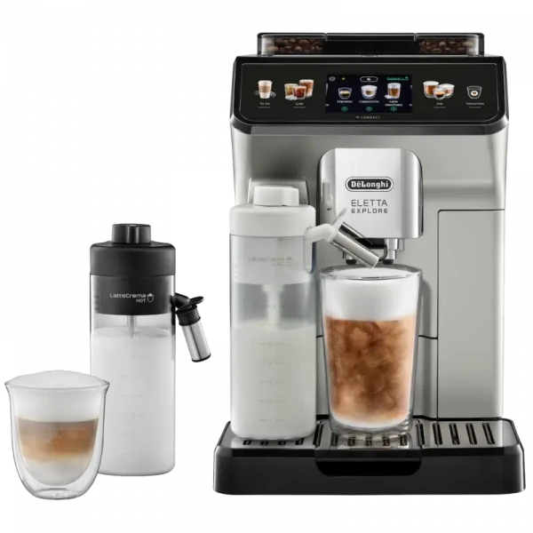 Кофемашина DeLonghi ECAM450.65.S, Нержавеющая Сталь | Черный