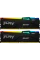 Memorie RAM Kingston FURY Beast RGB, DDR5 SDRAM, 3200 MHz, 64GB, KF564C32BBAK2-64