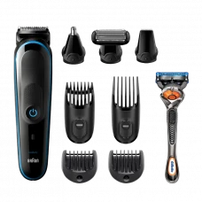 Trimmer pentru bărbați Braun 9-in-1 Trimmer MGK5280, Negru | Albastru