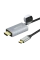 Adaptor USB Choetech XCH-M180, USB Type-C (F) - HDMI (F), 1,8m, Argintiu