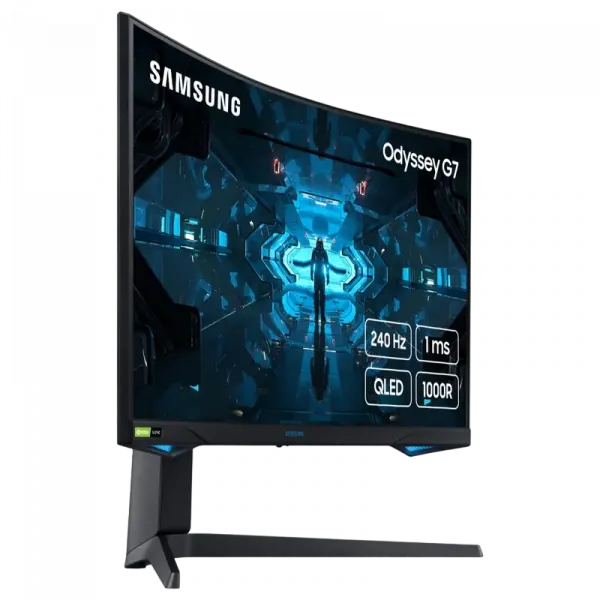 Игровой монитор Samsung C27G75TQSI / 26,9 дюймов / SVA 2560x1440 WQHD / Чёрный