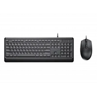 Set Tastatură + Mouse Sohoo KM102, Cu fir, Negru